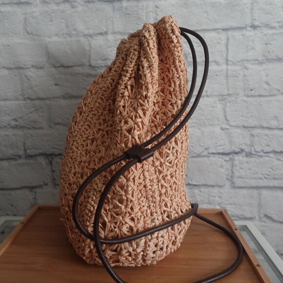 Zara Raffia backpack - Picture 1 of 15